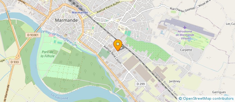 localisation de l'entreprise ARAUCH  MARMANDE