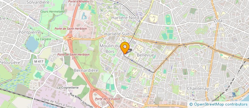 localisation de l'entreprise ARAUJO à NANTES