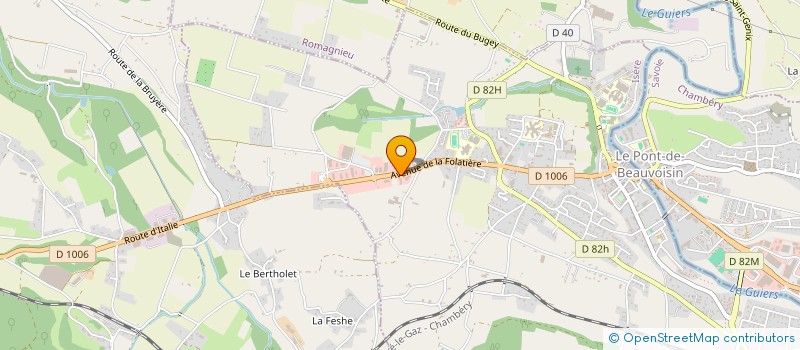 localisation de l'entreprise ARAUJO CAMELO  LE PONT-DE-BEAUVOISIN