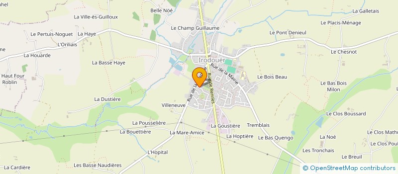 localisation de l'entreprise ARAUJO DE OLIVEIRA  PARTHENAY-DE-BRETAGNE