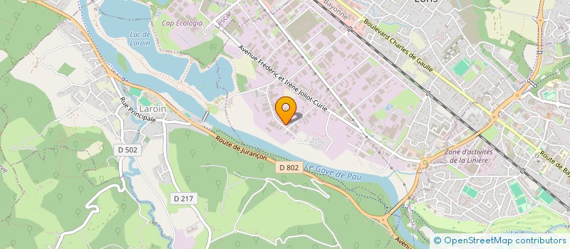 localisation de l'entreprise ARAUJO SEIGNAT ENERGIE à LONS