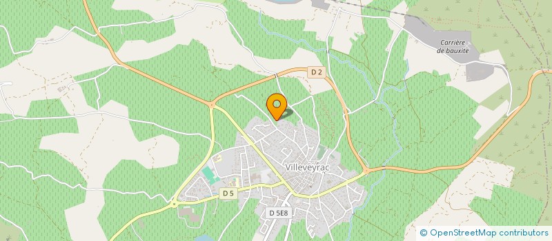 localisation de l'entreprise ARAURIS DES VIE  VILLEVEYRAC