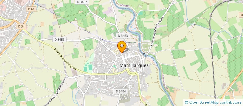 localisation de l'entreprise ARAURIS LA GARE  MARSILLARGUES