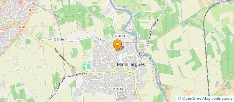 localisation de l'entreprise ARAURIS MARSILLARGUES  MARSILLARGUES