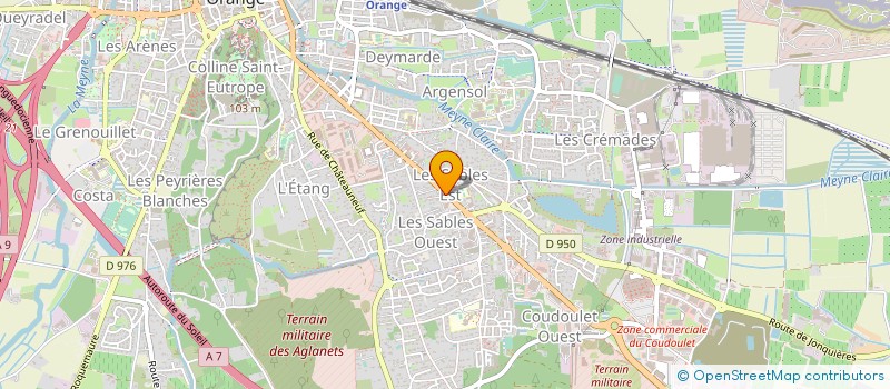 localisation de l'entreprise ARAUSIO BIO à ORANGE