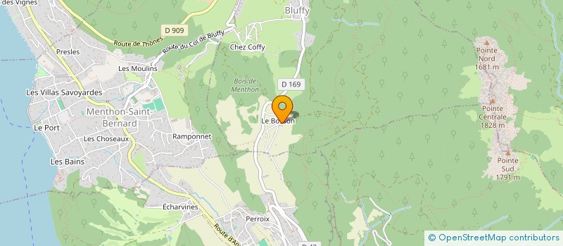 localisation de l'entreprise ARAVIS AGENCEMENT BOIS  BLUFFY