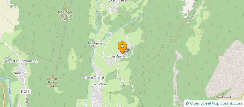 localisation de l'entreprise ARAVIS BRICOLAGE à THONES