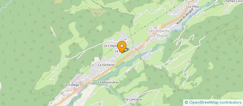 localisation de l'entreprise ARAVIS MARBRERIE  THONES