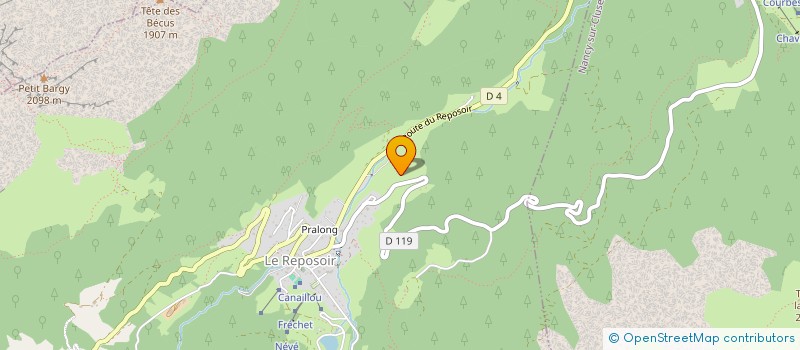 localisation de l'entreprise ARAVIS MONTAGE & MONTAGNE à LE REPOSOIR