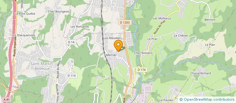 localisation de l'entreprise ARAVIS RALLYE RAID  FILLIERE