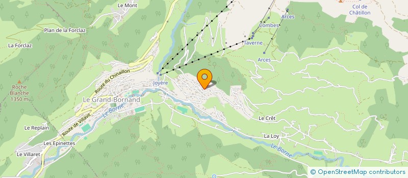 localisation de l'entreprise ARAVITHERMIE à SAINT-JEAN-DE-SIXT