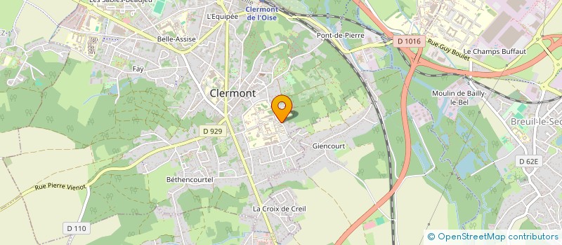 localisation de l'entreprise ARAVNI  CLERMONT