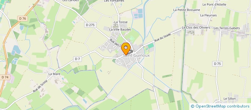 localisation de l'entreprise ARAWAK  SAINT-GUINOUX