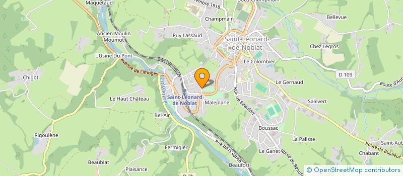 localisation de l'entreprise ARAWAKS à ST-LEONARD-DE-NOBLAT