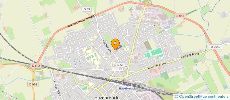 localisation de l'entreprise ARAXE à HAZEBROUCK