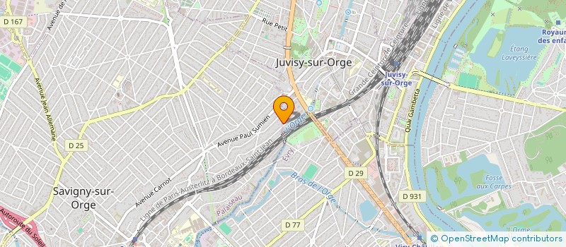 localisation de l'entreprise ARAYI MANAGEMENT  SAVIGNY-SUR-ORGE
