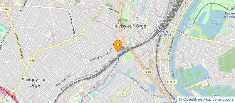 localisation de l'entreprise ARAYI PARTNERS à SAVIGNY-SUR-ORGE