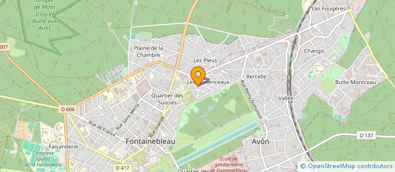 localisation de l'entreprise ARB 64  FONTAINEBLEAU