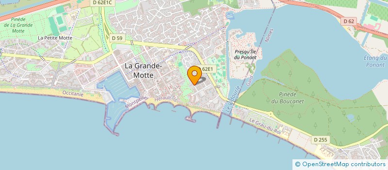 localisation de l'entreprise ARB CONSULTANT  LA GRANDE-MOTTE