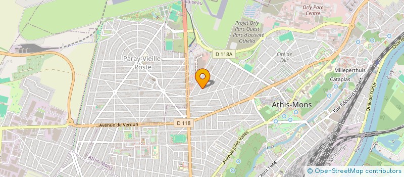 localisation de l'entreprise ARB ESSONNE ELAGAGE à ATHIS-MONS