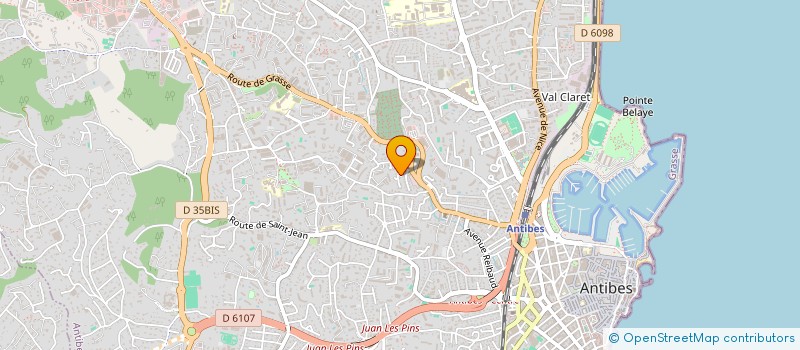 localisation de l'entreprise ARB INVESTISSEMENTS à ANTIBES