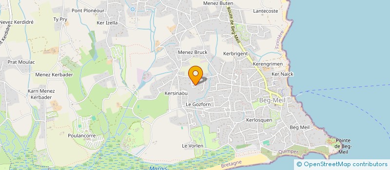 localisation de l'entreprise ARB'OUEST à FOUESNANT