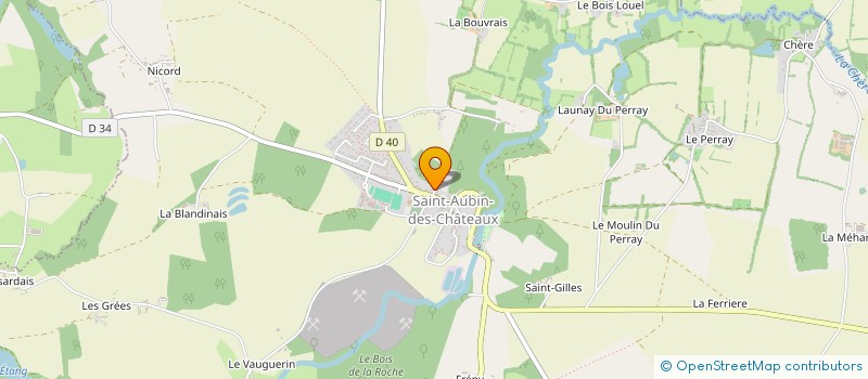 localisation de l'entreprise ARB OUEST  SAINT-AUBIN-DES-CHATEAUX