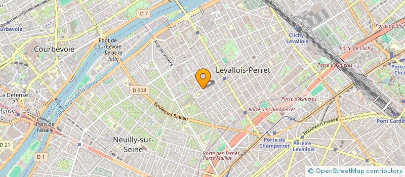 localisation de l'entreprise ARBA BARONA à LEVALLOIS-PERRET