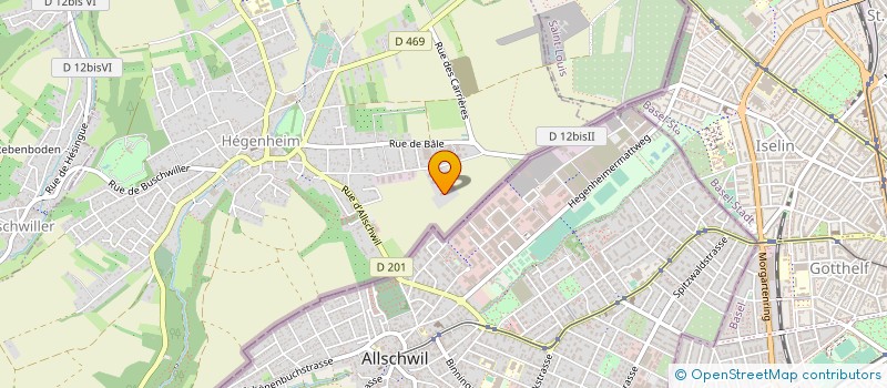 localisation de l'entreprise ARBA FRANCE SARL  HEGENHEIM