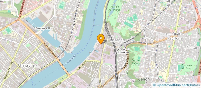 localisation de l'entreprise ARBAELEC à BORDEAUX