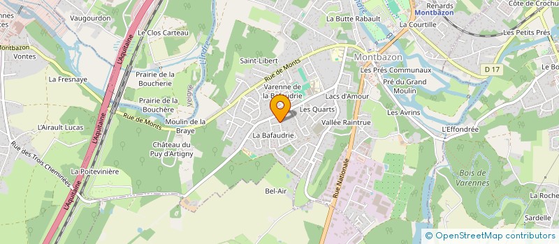 localisation de l'entreprise ARBAIN  MONTBAZON