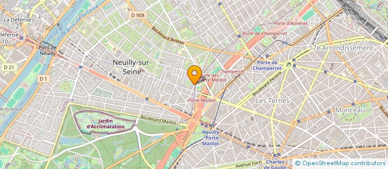 localisation de l'entreprise ARBALA à NEUILLY-SUR-SEINE