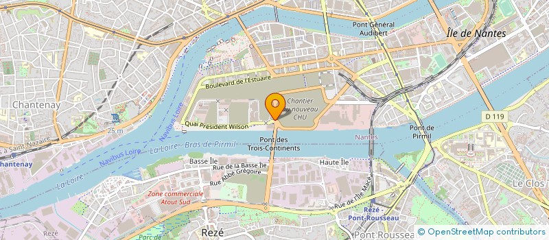 localisation de l'entreprise ARBALANGE à NANTES