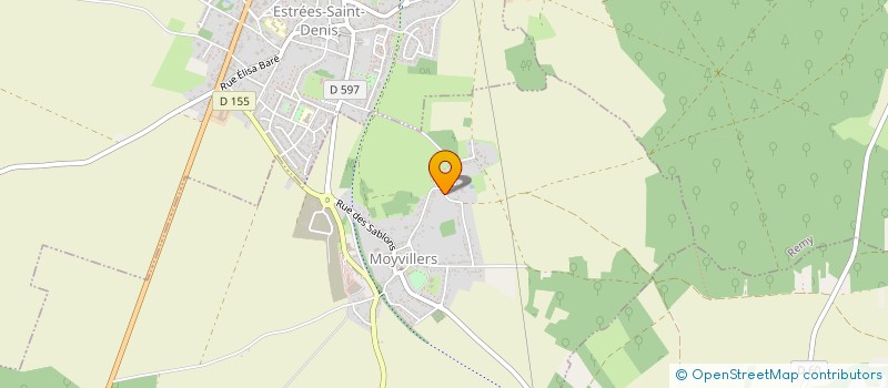 localisation de l'entreprise ARBANAIS-DREAM  MOYVILLERS