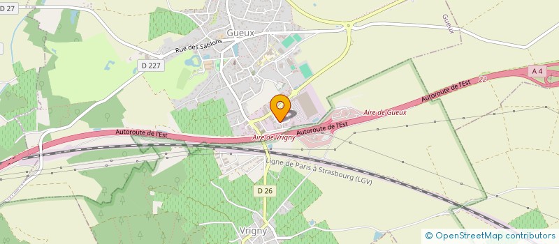 localisation de l'entreprise ARBANE  GUEUX