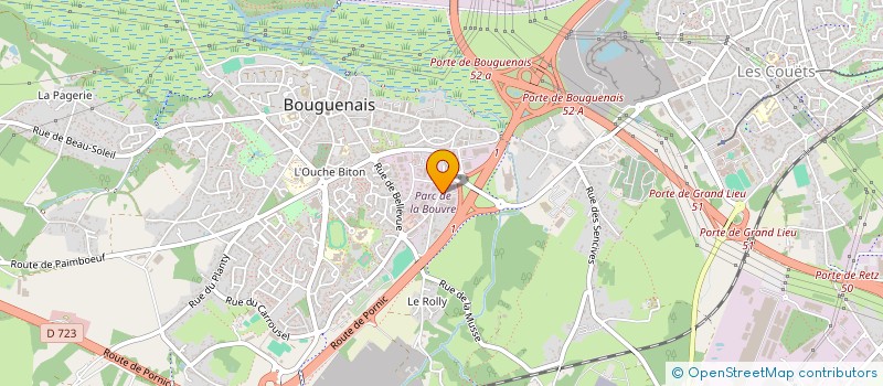 localisation de l'entreprise ARBANE GROUPE à BOUGUENAIS