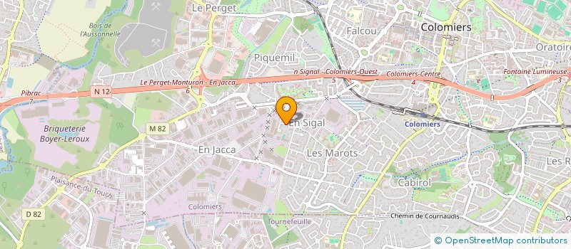 localisation de l'entreprise ARBAOUI HOLDING à COLOMIERS