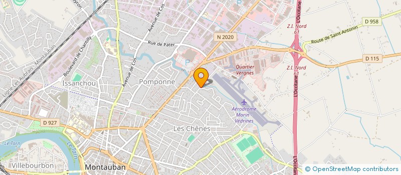 localisation de l'entreprise ARBAT 82 à MONTAUBAN