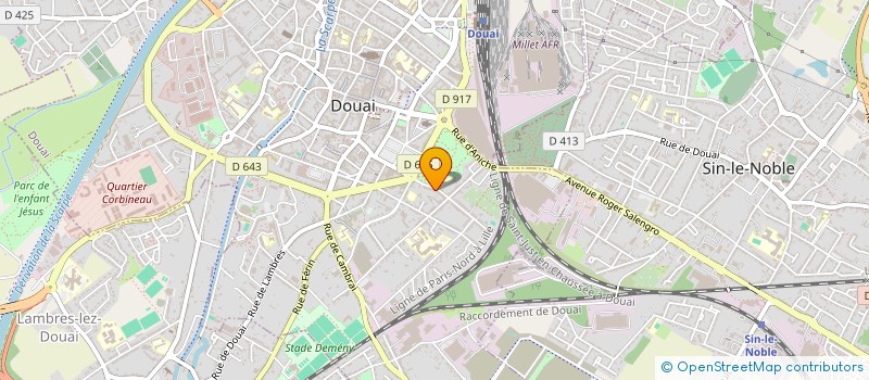 localisation de l'entreprise ARBAT CONCEPTION  DOUAI