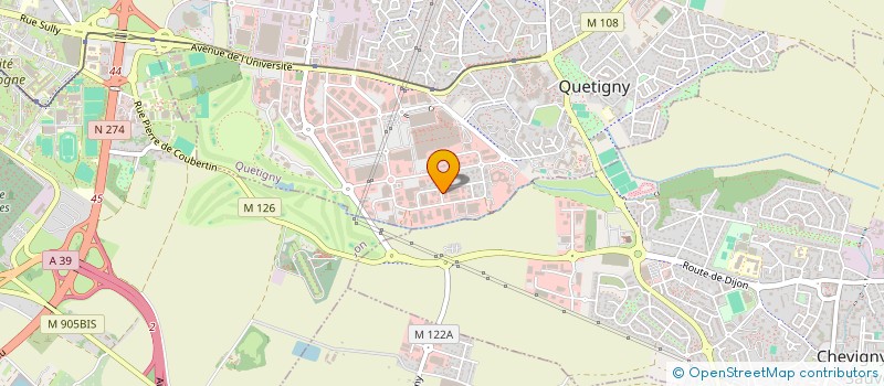 localisation de l'entreprise ARBATI  QUETIGNY