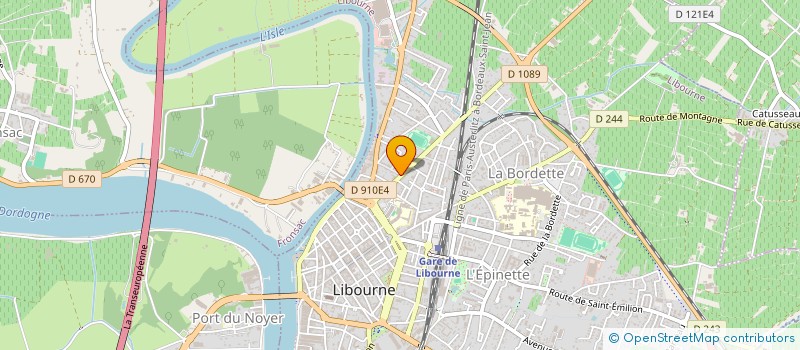 localisation de l'entreprise ARBAVI  LIBOURNE