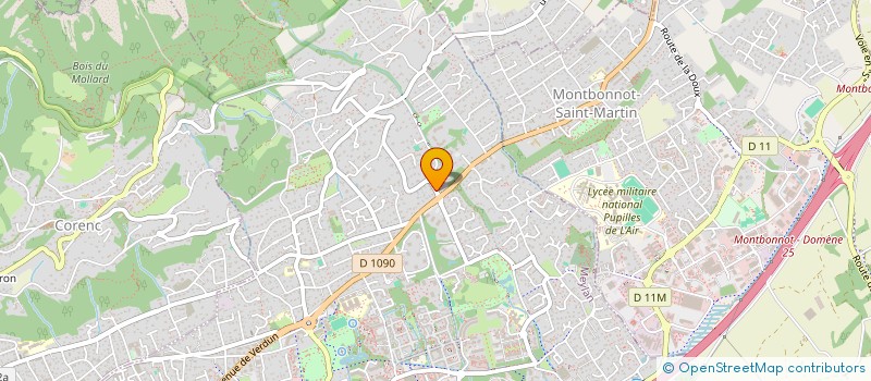 localisation de l'entreprise ARBEL 4  LA TRONCHE