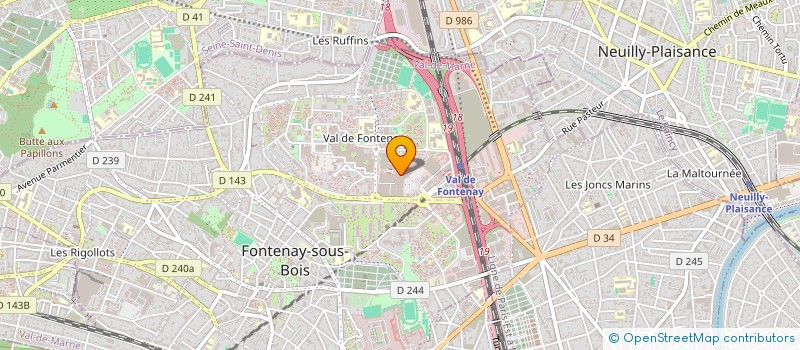 localisation de l'entreprise ARBELA CONSEIL à FONTENAY-SOUS-BOIS