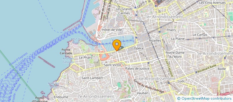 localisation de l'entreprise ARBELLA - J&S à MARSEILLE
