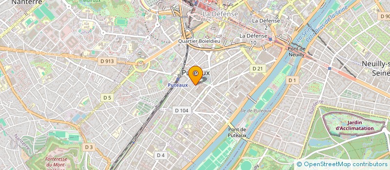 localisation de l'entreprise ARBEN à PUTEAUX