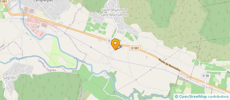 localisation de l'entreprise ARBENN  SAINT-MAXIMIN