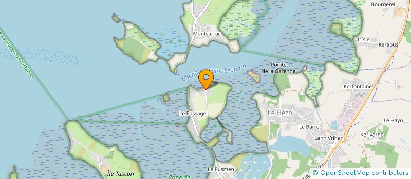 localisation de l'entreprise ARBENN KAYAK & PADDLE  SAINT-ARMEL