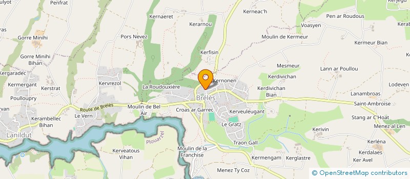 localisation de l'entreprise ARBERICA  BRELES