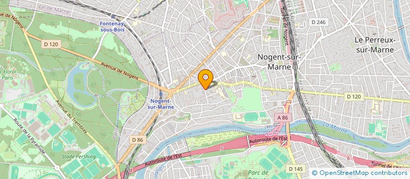 localisation de l'entreprise ARBEVAL à NOGENT-SUR-MARNE