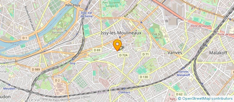 localisation de l'entreprise ARBEVHIO à ISSY-LES-MOULINEAUX